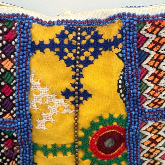 imayin Luxury Ethnic Handcraft Beaded Patchwork Crossbody Bag EUC - Picture 6 of 14